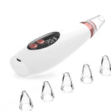 White electronic device with red accents and multiple clear nozzles on a white background