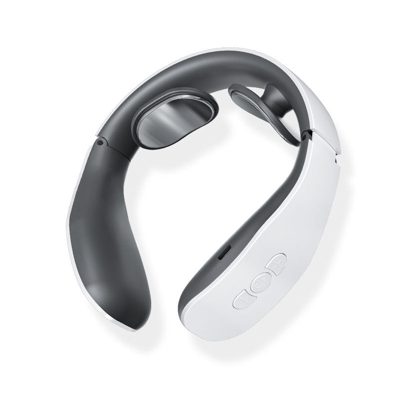White and black electronic device on a white background