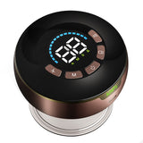 Digital display with control buttons on a white background