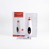 Multi-functional cleansing device with packaging on a white background