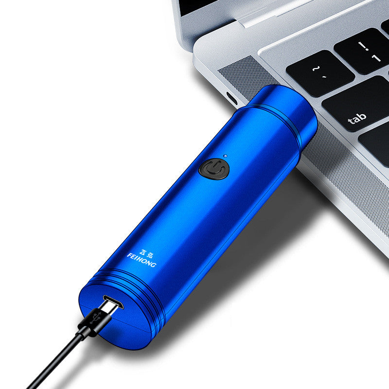 Compact cordless men’s razor for daily grooming